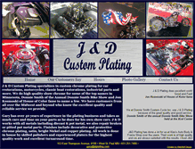 Tablet Screenshot of jdplating.com